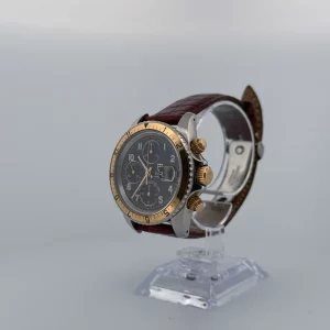 Tudor bi color or acier bracelet cuir